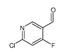 6-Chloro-4-fluoronicotinaldehyde Structure