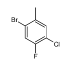 2-溴-5-氯-4-氟甲苯结构式