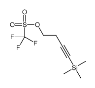 4-trimethylsilylbut-3-ynyl trifluoromethanesulfonate structure