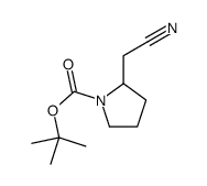 1-Boc-2-(cyanomethyl)pyrrolidine Structure