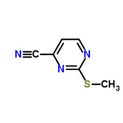 2-(甲基硫代)-4-嘧啶甲腈结构式