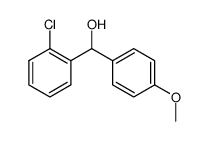 (2-chlorophenyl)(4-methoxyphenyl)methanol Structure