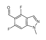 4,6-difluoro-1-methyl-1H-indazole-5-carbaldehyde picture