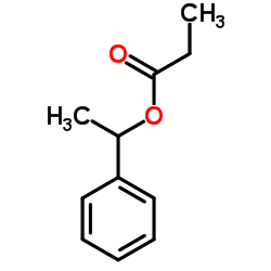 1-Phenylethyl propionate Structure