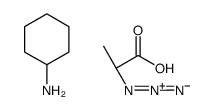 (S)-2-Azido-propionic acid cyclohexylamMonium salt Structure