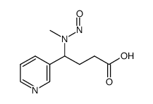 4-(methylnitrosamino)-4-(3-pyridyl)butyric acid结构式