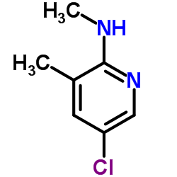 5-Chloro-N,3-dimethyl-2-pyridinamine Structure