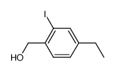 (4-ethyl-2-iodophenyl)methanol Structure