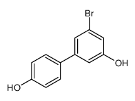 3-bromo-5-(4-hydroxyphenyl)phenol Structure