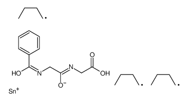 tributylstannyl 2-[(2-benzamidoacetyl)amino]acetate结构式