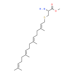 geranylgeranylcysteine methyl ester结构式