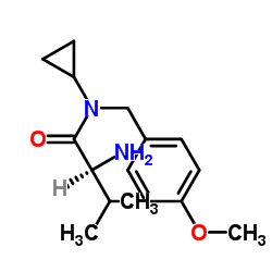 N-Cyclopropyl-N-(4-methoxybenzyl)-L-valinamide Structure