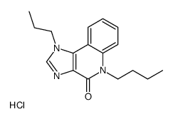 5-butyl-1-propylimidazo[4,5-c]quinolin-4-one,hydrochloride Structure