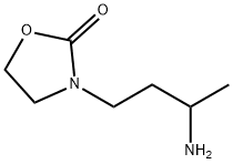 2-Oxazolidinone, 3-(3-aminobutyl)- structure