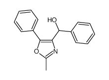 (2-methyl-5-phenyloxazol-4-yl)(phenyl)methanol结构式