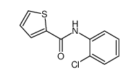 N-(2-氯苯基)-2-噻吩羧酰胺结构式