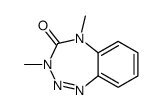 3,5-dimethyl-1,2,3,5-benzotetrazepin-4-one结构式