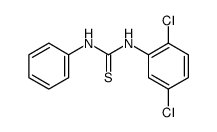 N-(2,5-dichlorophenyl)-N'-phenylthiourea structure