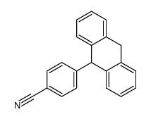 4-(9,10-dihydroanthracen-9-yl)benzonitrile结构式