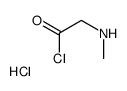 2-(methylamino)acetyl chloride,hydrochloride Structure