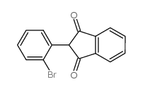 2-(2-bromophenyl)indene-1,3-dione Structure