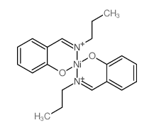 Nickel,bis[2-[(propylimino-kN)methyl]phenolato-kO]-结构式