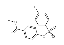 Methyl 4-(((4-fluorophenyl)sulfonyl)oxy)benzoate Structure