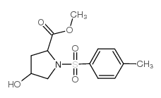 Methyl 4-hydroxy-1-tosylpyrrolidine-2-carboxylate Structure