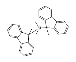 dimethyl-bis(9-methylfluoren-9-yl)silane结构式