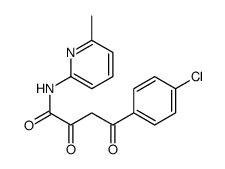 Benzenebutanamide, 4-chloro-alpha,gamma-dioxo-N-(6-methyl-2-pyridinyl)-结构式