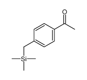 1-[4-(trimethylsilylmethyl)phenyl]ethanone Structure