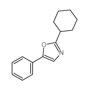 2-cyclohexyl-5-phenyl-1,3-oxazole Structure