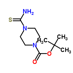 4-Boc-哌嗪-1-硫酰胺图片