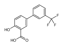 4-HYDROXY-3'-TRIFLUOROMETHYL-BIPHENYL-3-CARBOXYLIC ACID Structure