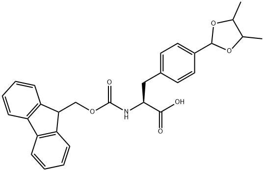 fmoc-l-phe(4-cho)结构式