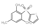 Thiophene,2-[(2,4,6-trimethylphenyl)sulfonyl]- Structure