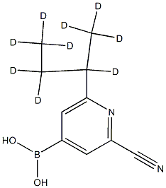 2-Cyano-6-(sec-butyl-d9)-pyridine-4-boronic acid图片