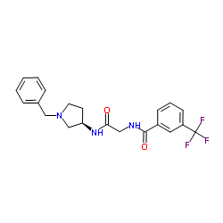 (R)-N-(2-((1-Benzylpyrrolidin-3-Yl)Amino)-2-Oxoethyl)-3-(Trifluoromethyl)Benzamide picture