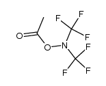 N,N-bis(trifluoromethyl)-O-acetylhydroxylamine结构式