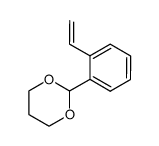 1,3-Dioxane,2-(2-ethenylphenyl)-(9CI)结构式