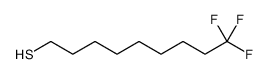 9,9,9-trifluorononane-1-thiol结构式