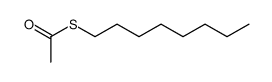 Thioacetic acid S-octyl ester Structure