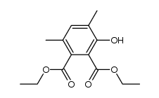 Diethyl-3,5-dimethyl-6-hydroxy-phthalat结构式