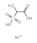 Propanoic acid,2-sulfo-, barium salt (1:1) structure