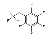 (2,2,2-trifluoroethyl)pentafluorobenzene Structure