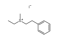 ethyl-methyl-phenethyl sulfonium , iodide结构式