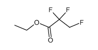 2.2.3-Trifluor-propionsaeure-aethylester结构式