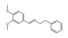 N-(3,4-dimethoxybenzylidene)-2-phenylethanamine Structure