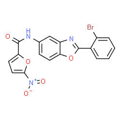 5-NITROFURAN-2-CARBOXYLICACID[2-(2-BROMOPHENYL)BENZOOXAZOL-5-YL]AMIDE picture