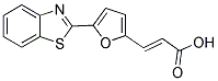 (2E)-3-[5-(1,3-BENZOTHIAZOL-2-YL)-2-FURYL]ACRYLIC ACID Structure